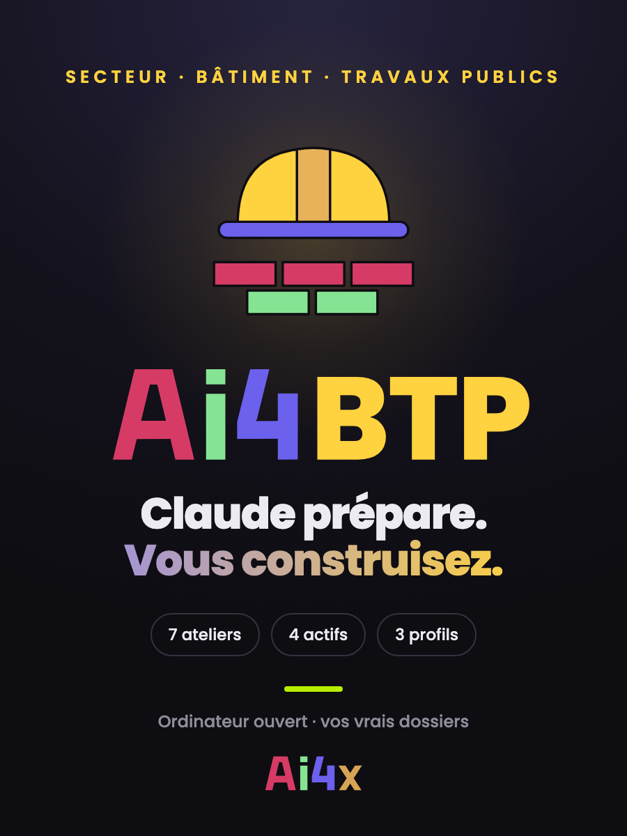 Ai4BTP — Claude prépare. Vous construisez.