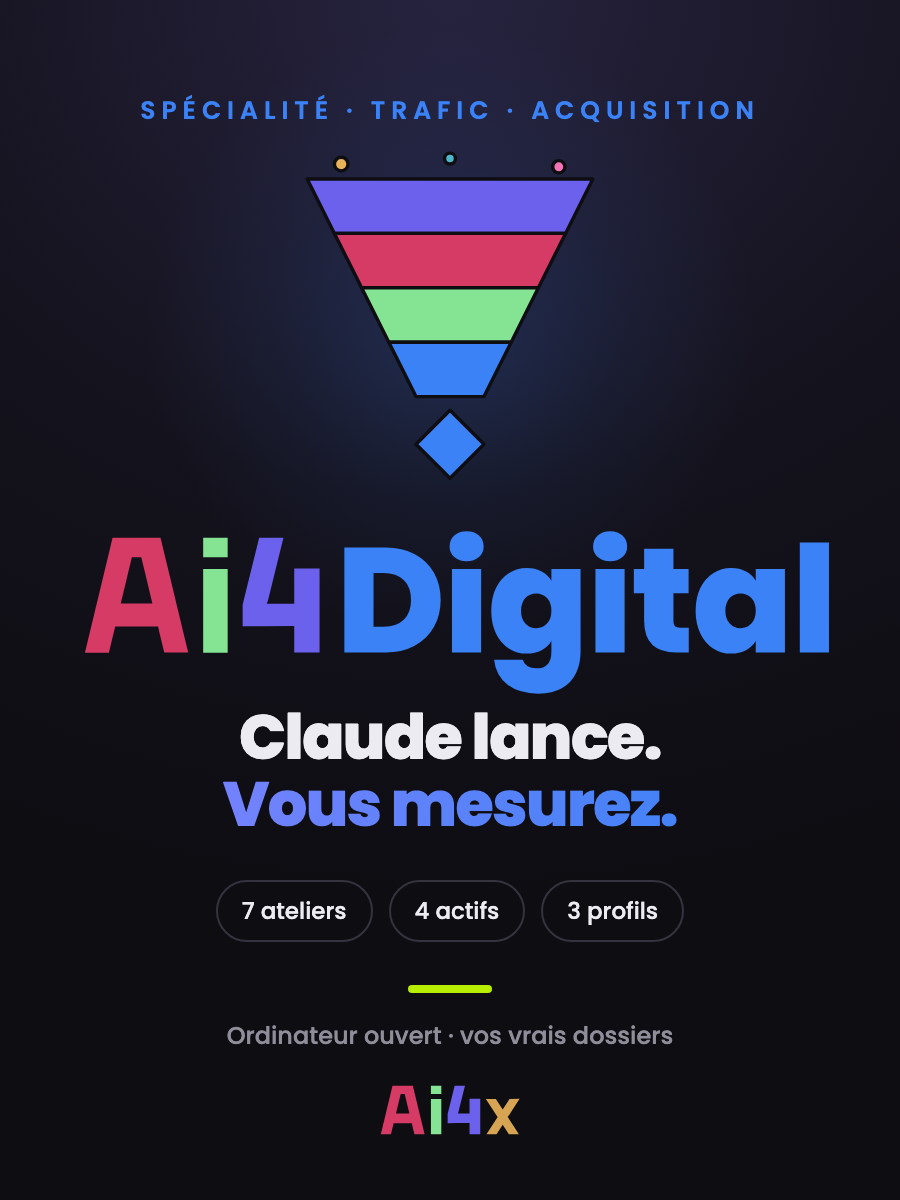Ai4DigitalMarketing — Claude lance. Vous mesurez.