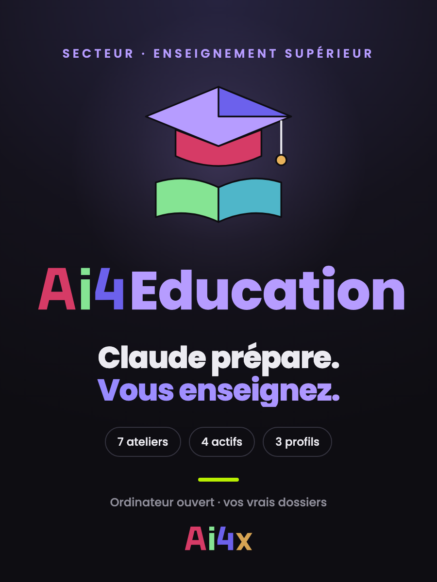 Ai4Education — Claude prépare. Vous enseignez.