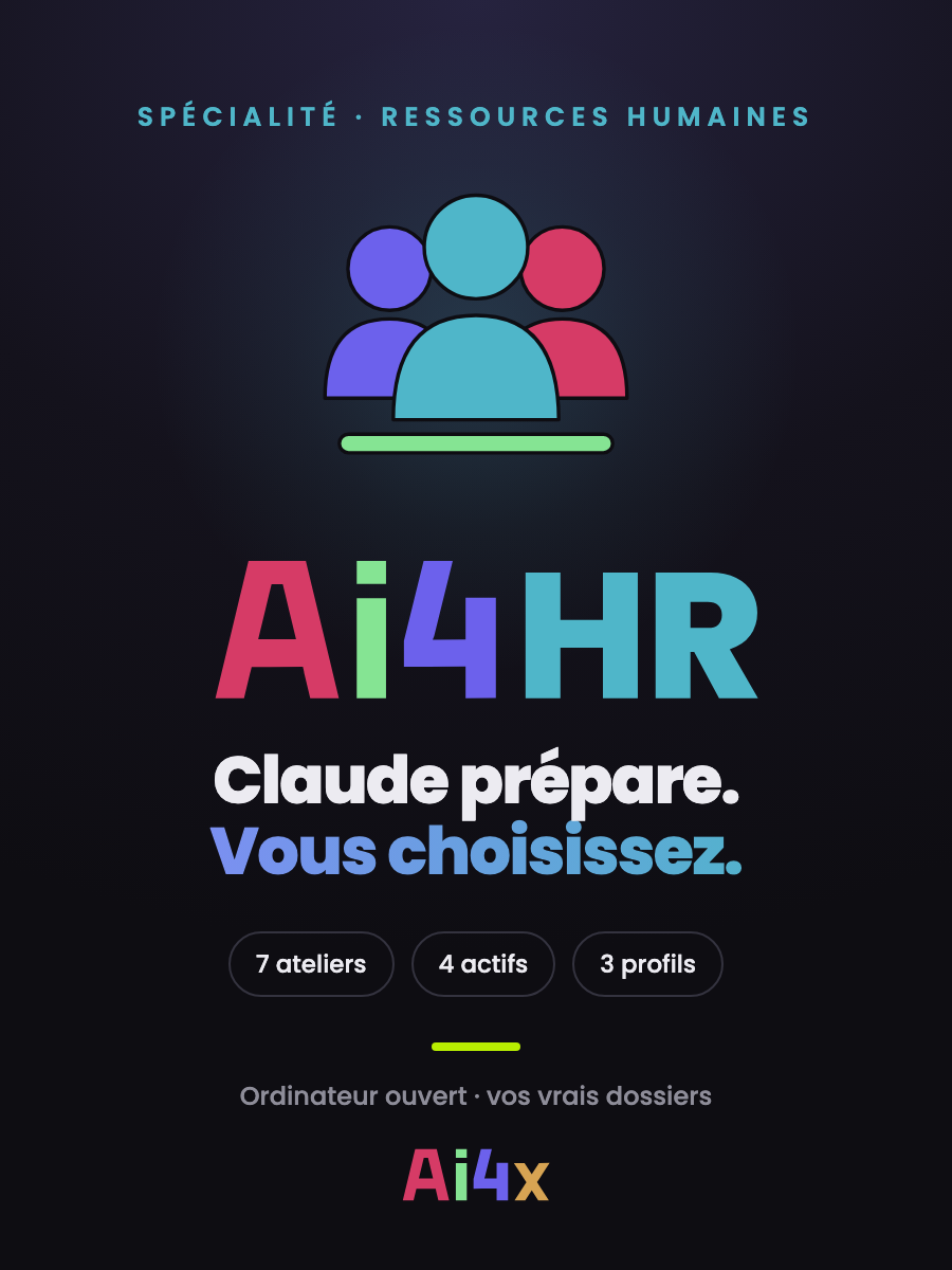 Ai4HR — Claude prépare. Vous choisissez.