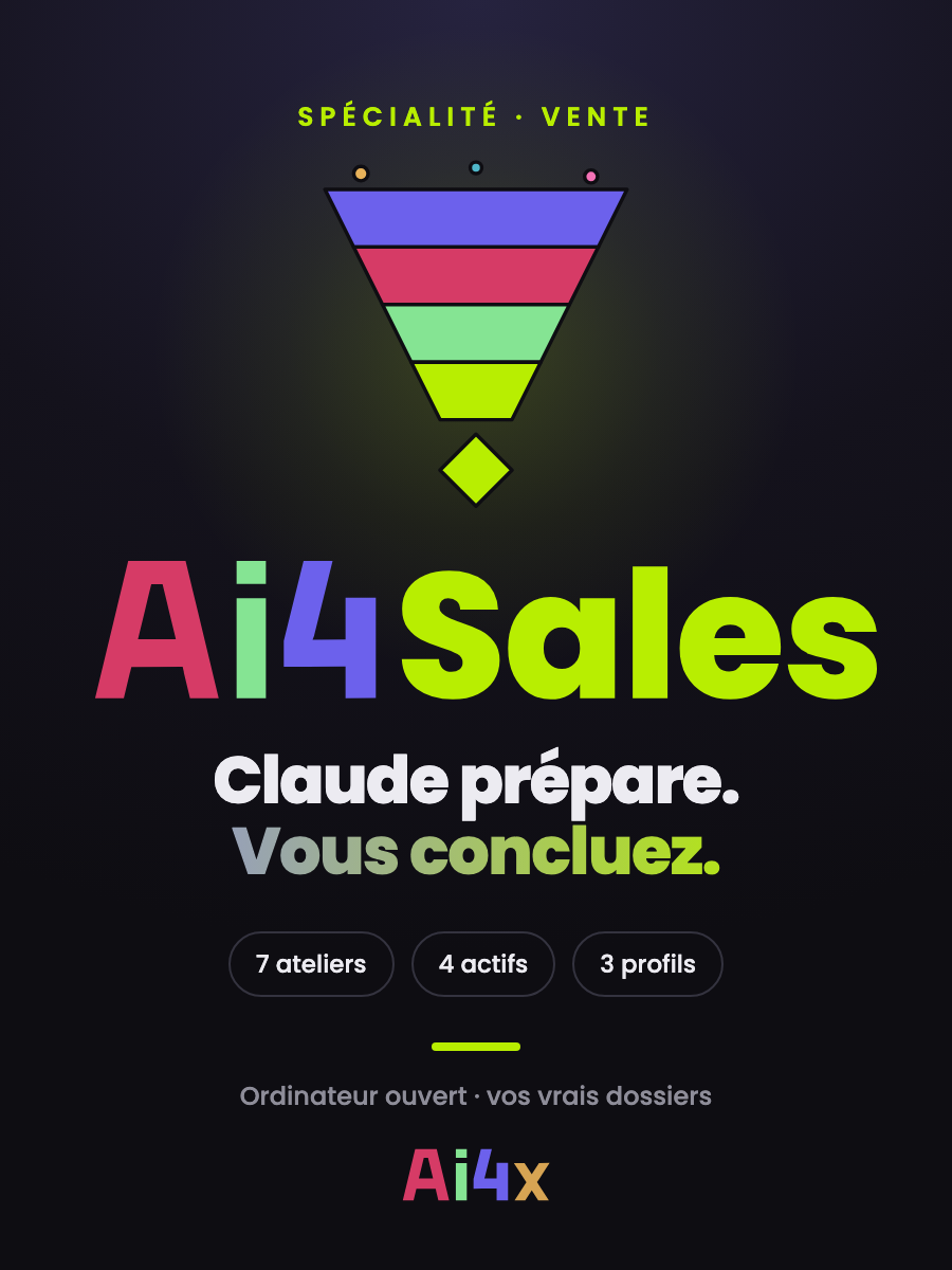 Ai4Sales — Claude prépare. Vous concluez.